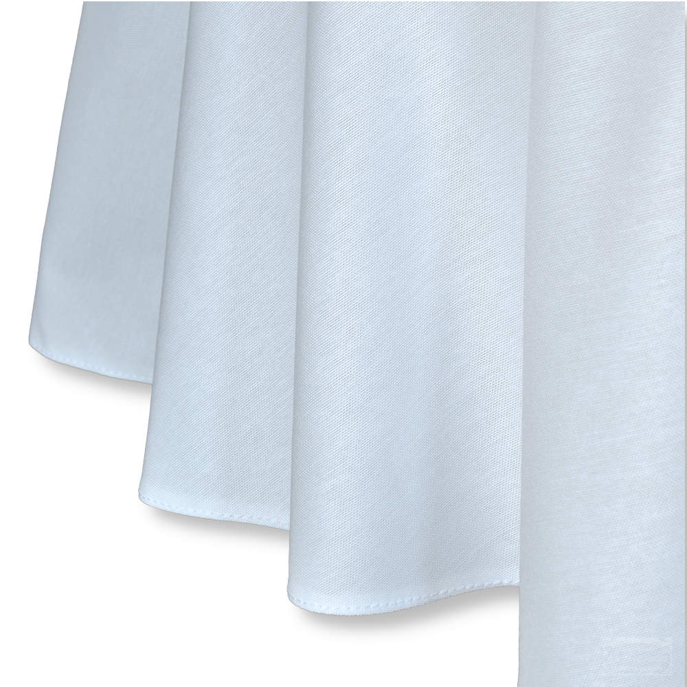 zbliżenie tkaniny i ozdobnego ściegu w obrusie białym z kolekcji Lena